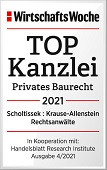 WirtschaftsWoche - TOP Kanzlei 2021